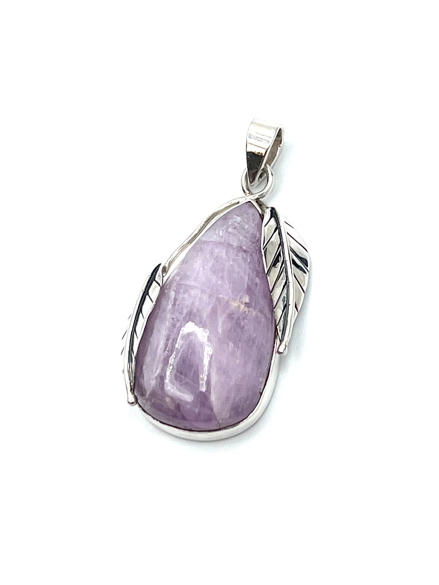 Kunzite Leaf Pendants