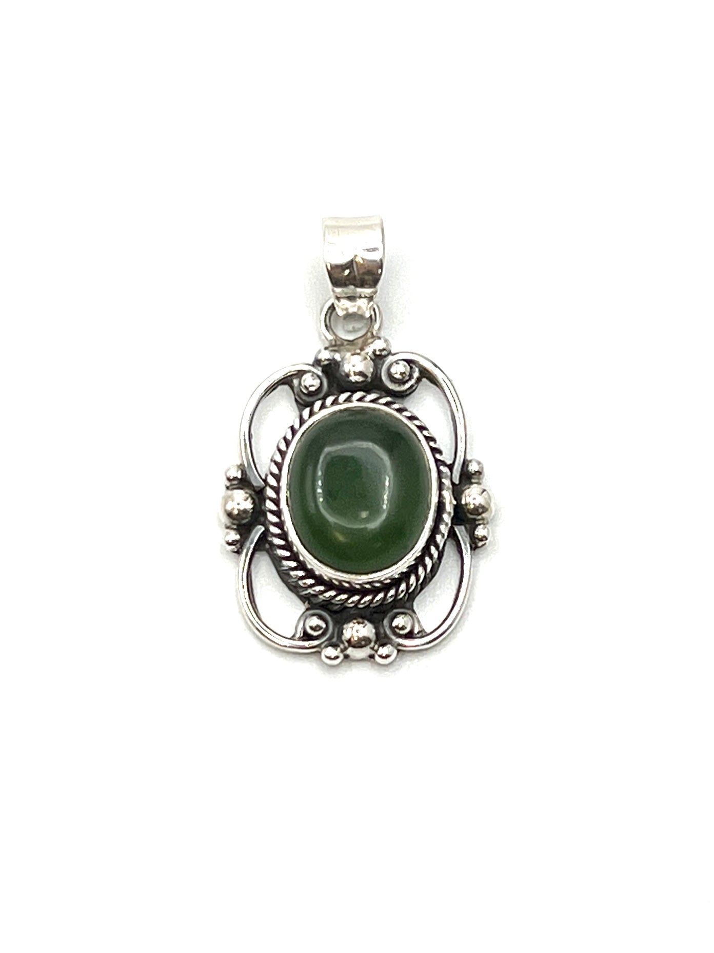 Sterling Silver Victorian Mirror Pendants