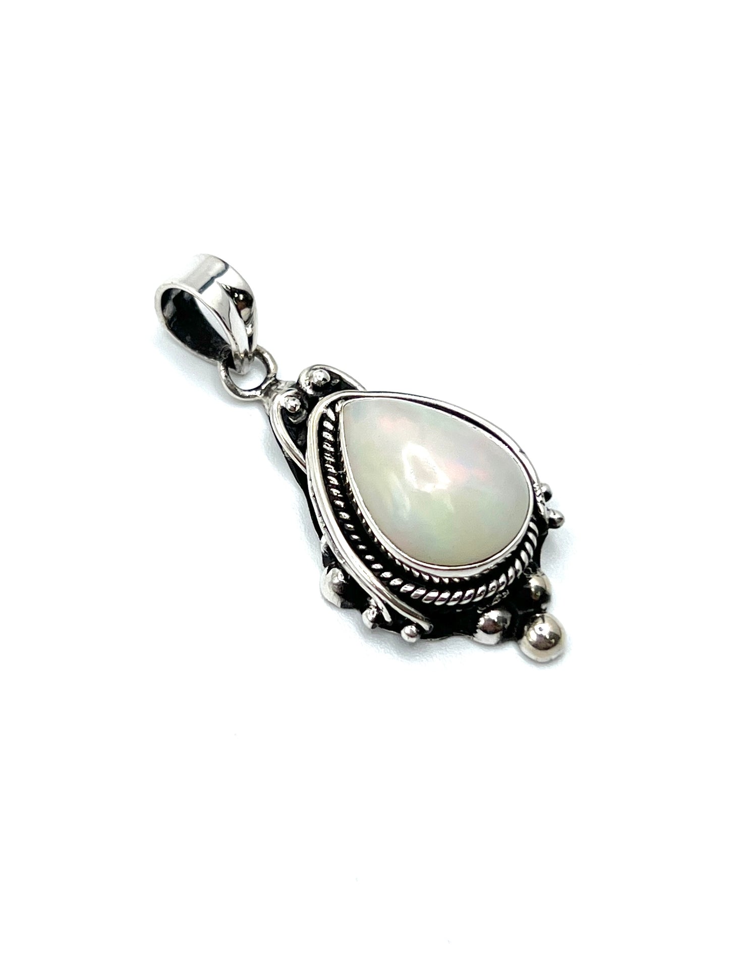 Bali Ball Point Opal Pendants