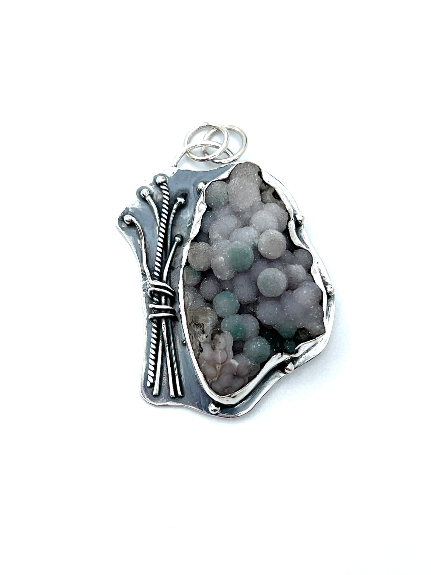 Grape Agate Pendants