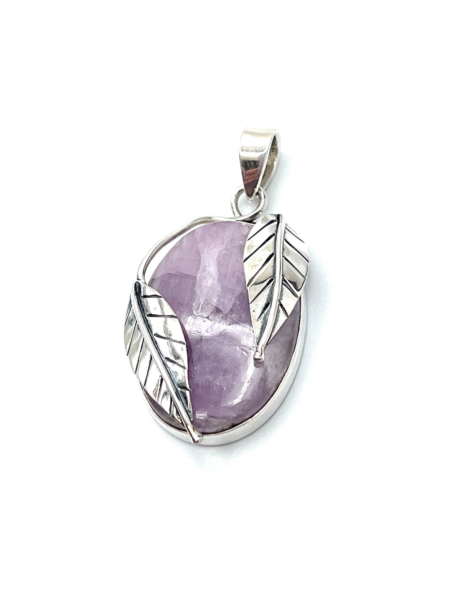 Kunzite Leaf Pendants
