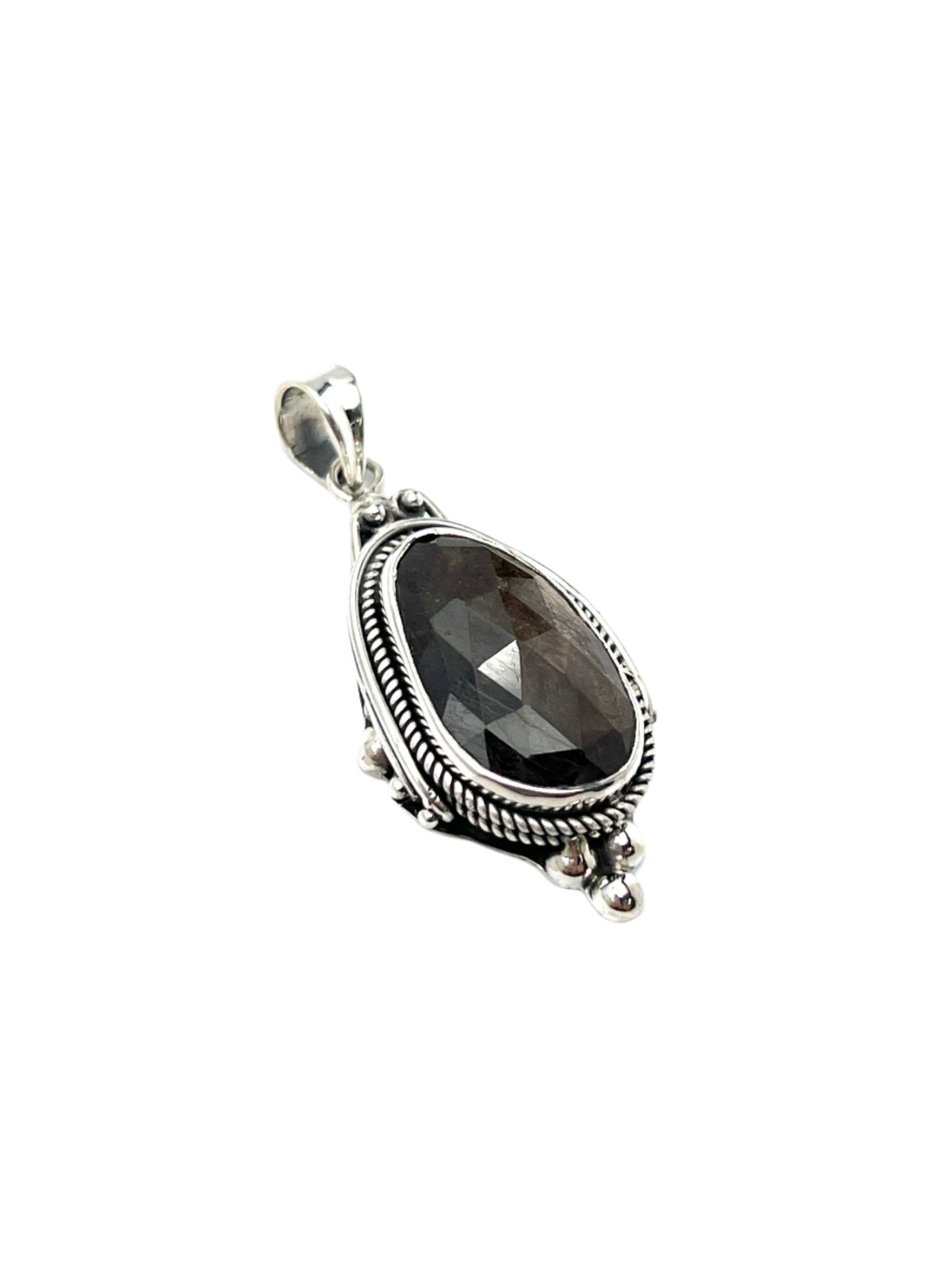 Bali Ball Point Golden Moonstone Pendants