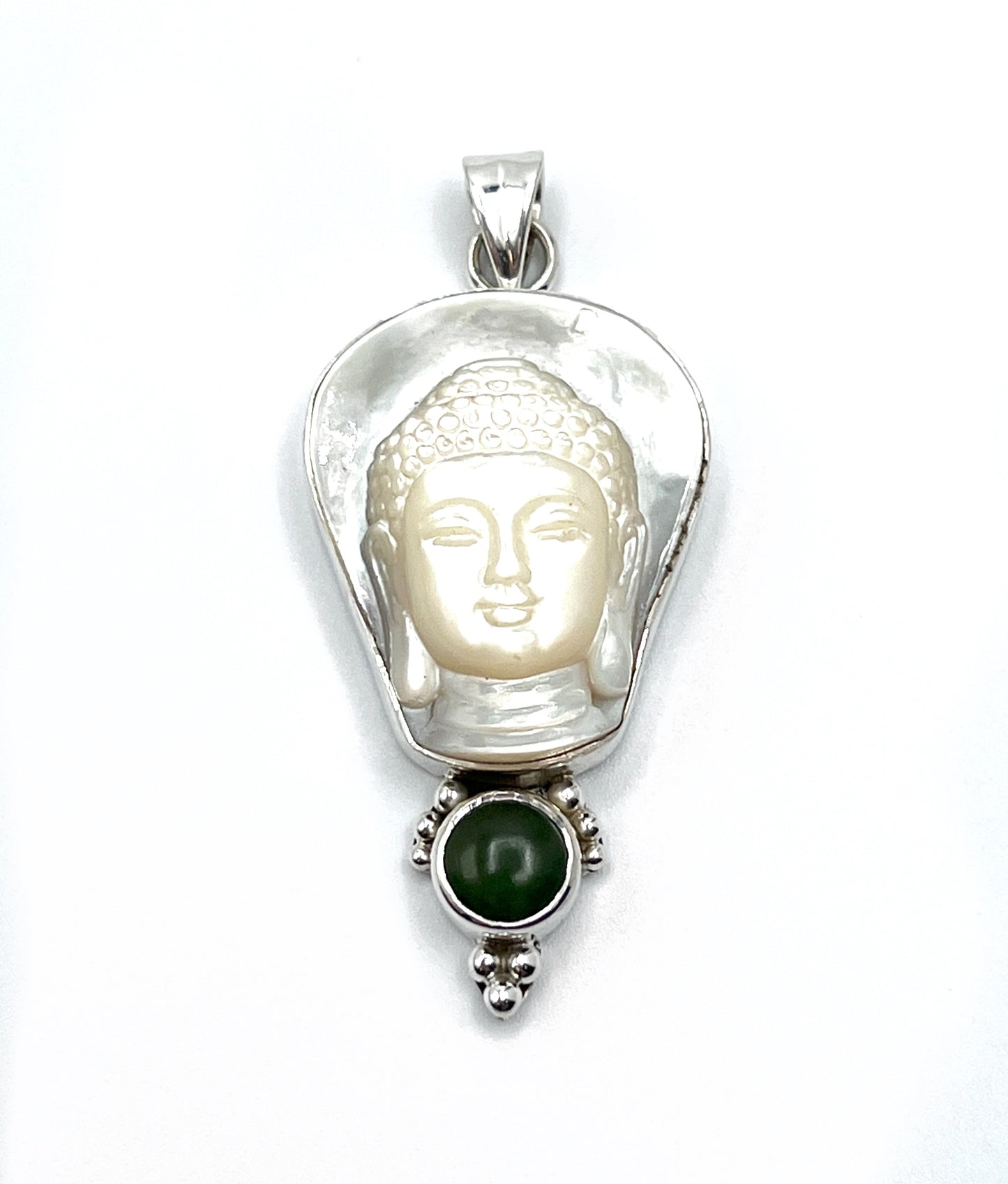 Mother of Pearl Buddha Pendant