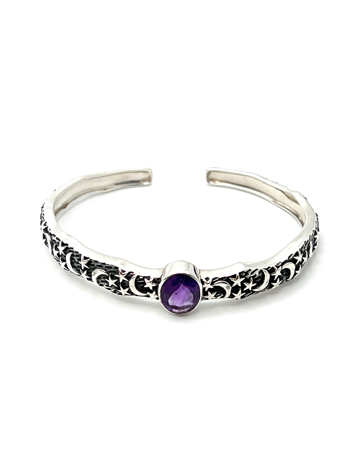 Sterling Silver Moon and Star Bracelets