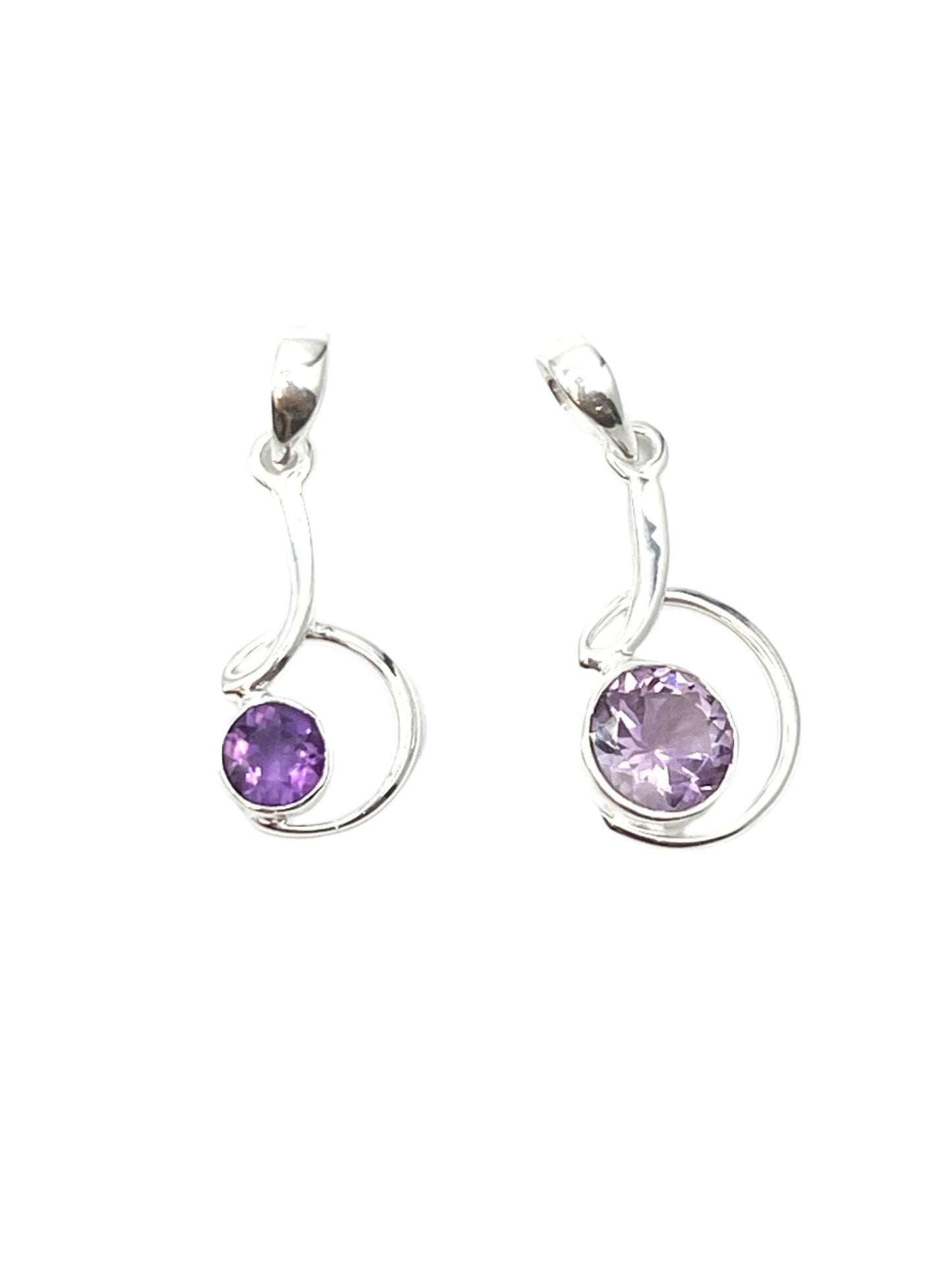 Circle Swirl Pendants
