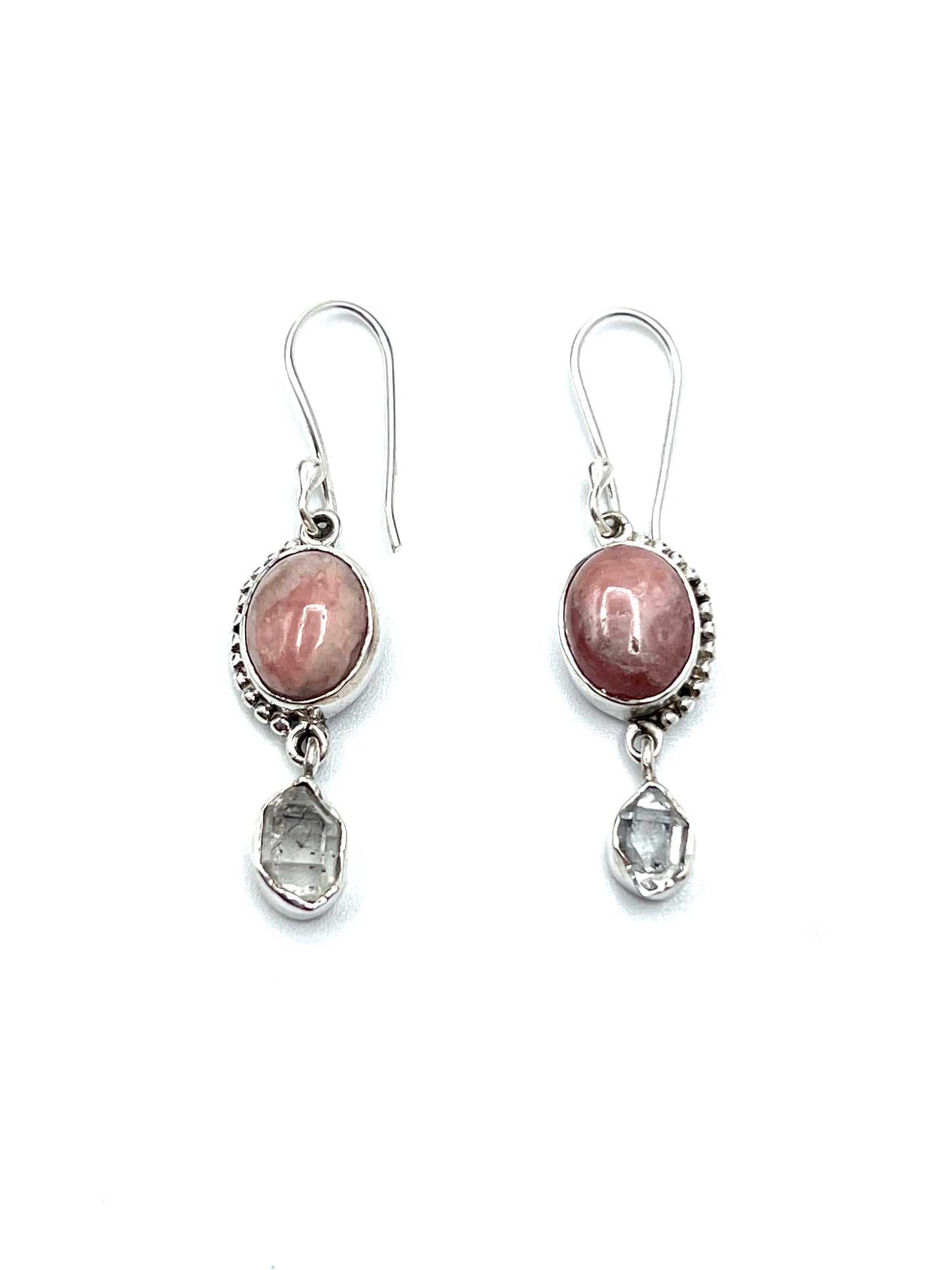 Bali Oval Herkimer Earrings