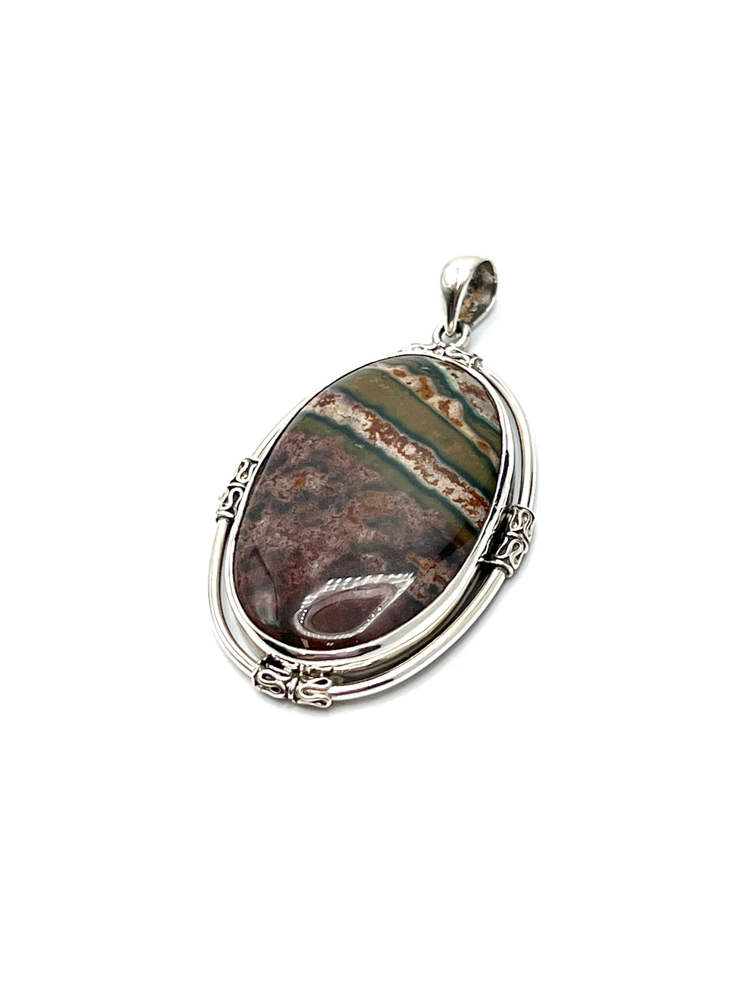 Bali Bloodstone Pendants