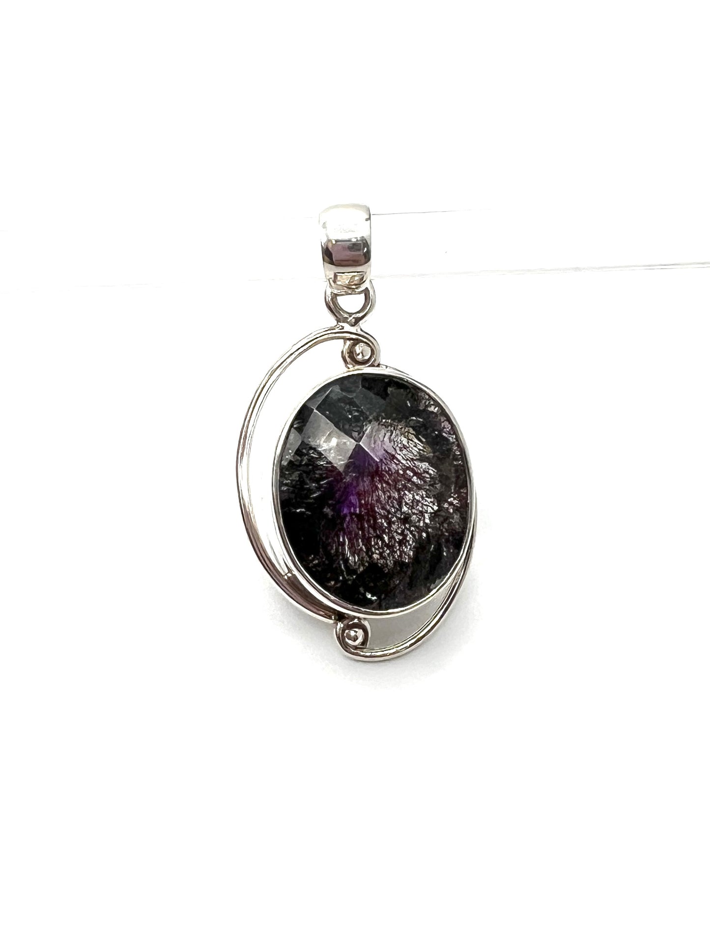 Silver Double Wire Super 7 Pendants