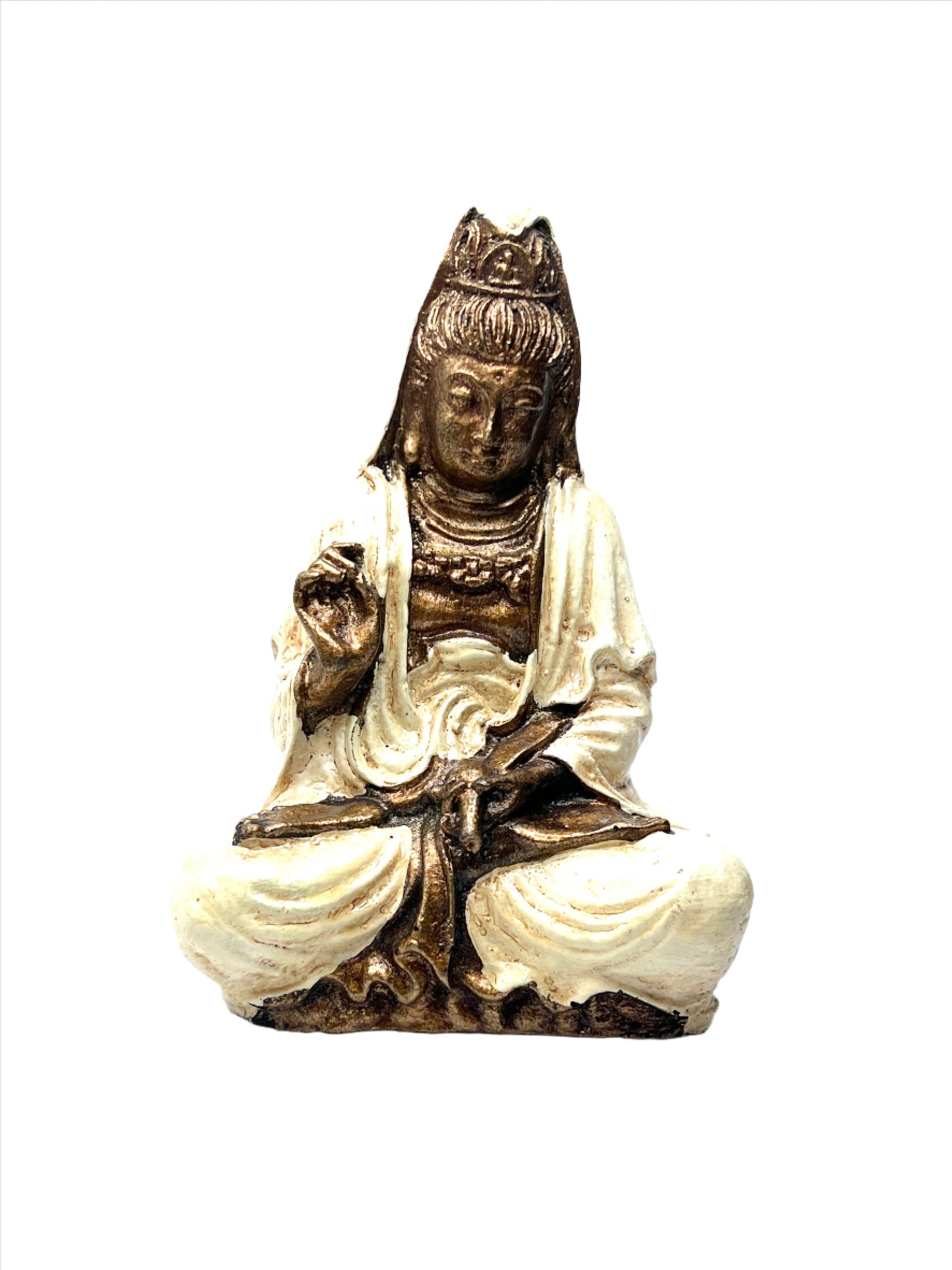Hand Painted Resin Quan Yin Staues
