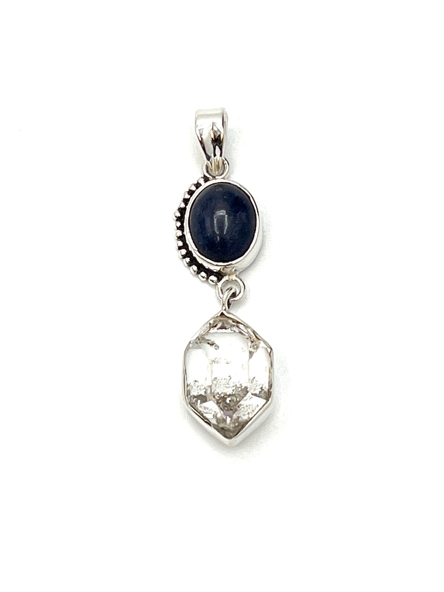 Bali Oval Herkimer Pendants