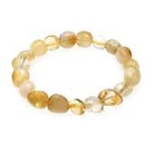 Stretchy Tumbled Chunk Stone Bracelet