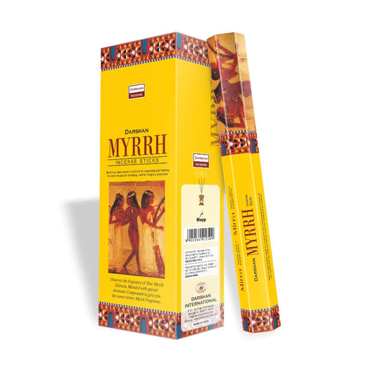 Darshan Myrrh Incense 20 Hex Pack