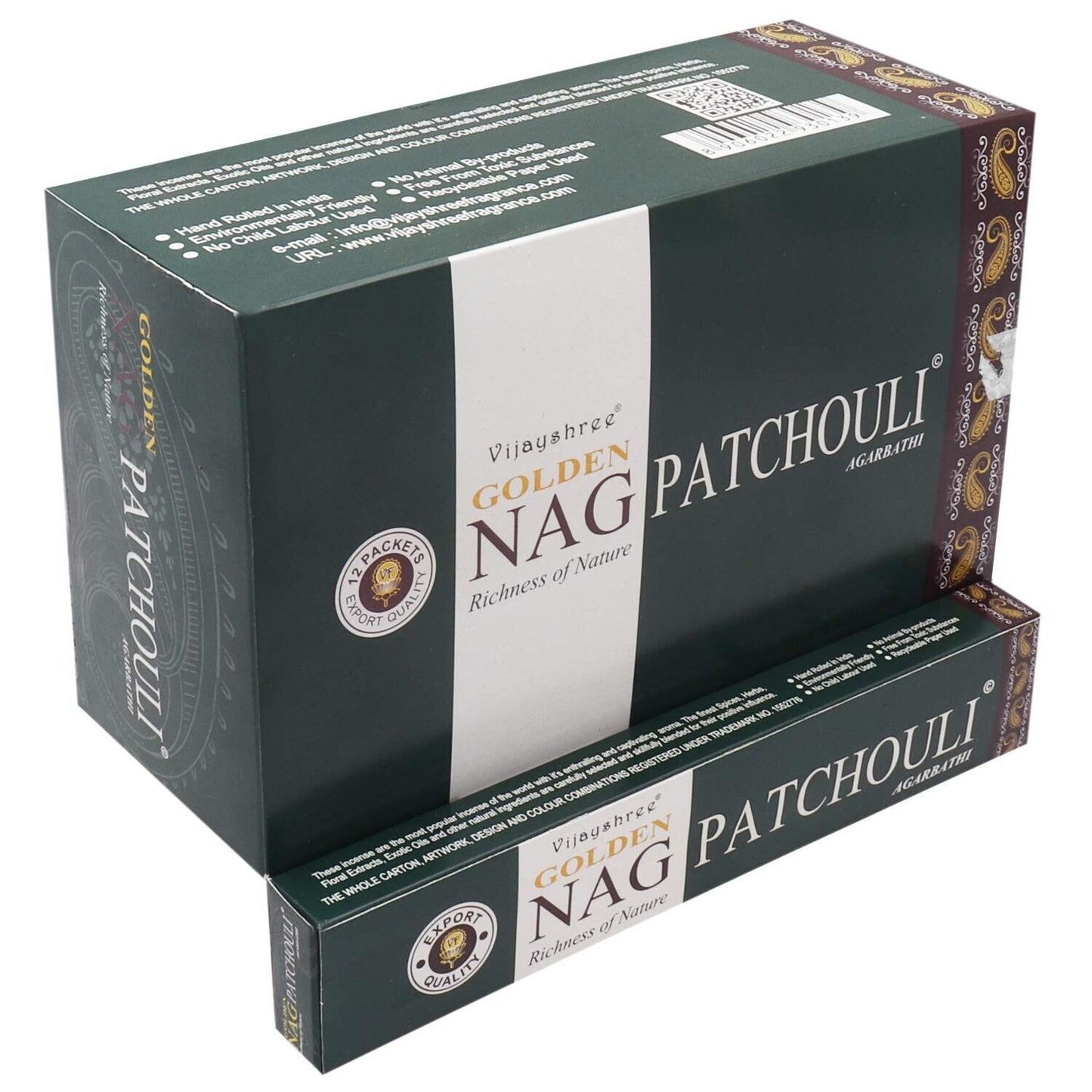 Vijayshree Golden Nag Patchouli Incense | 15 , 40 Grams
