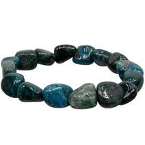 Stretchy Tumbled Chunk Stone Bracelet