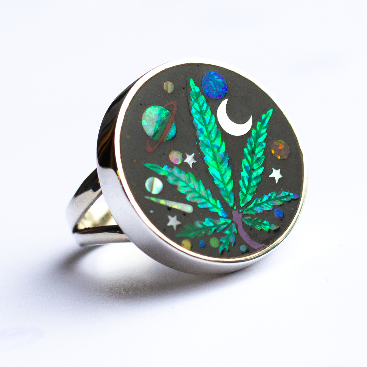 Gemstone Paintings by David Freeland Jr. | Galaxy Rings Collection