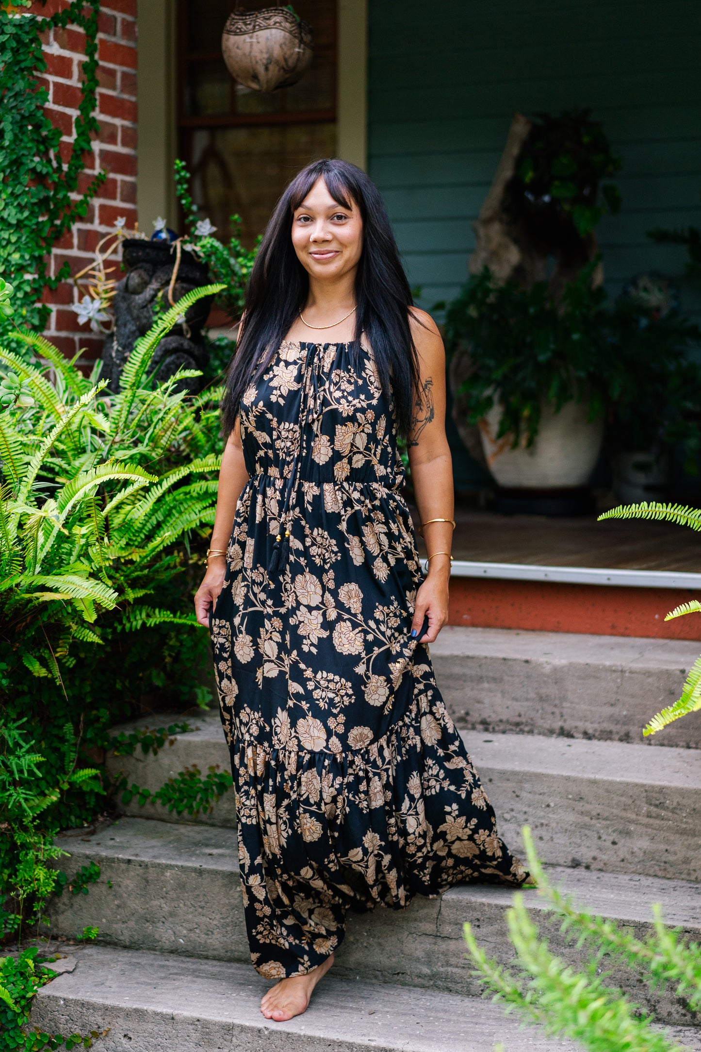 Golden Rose Dress
