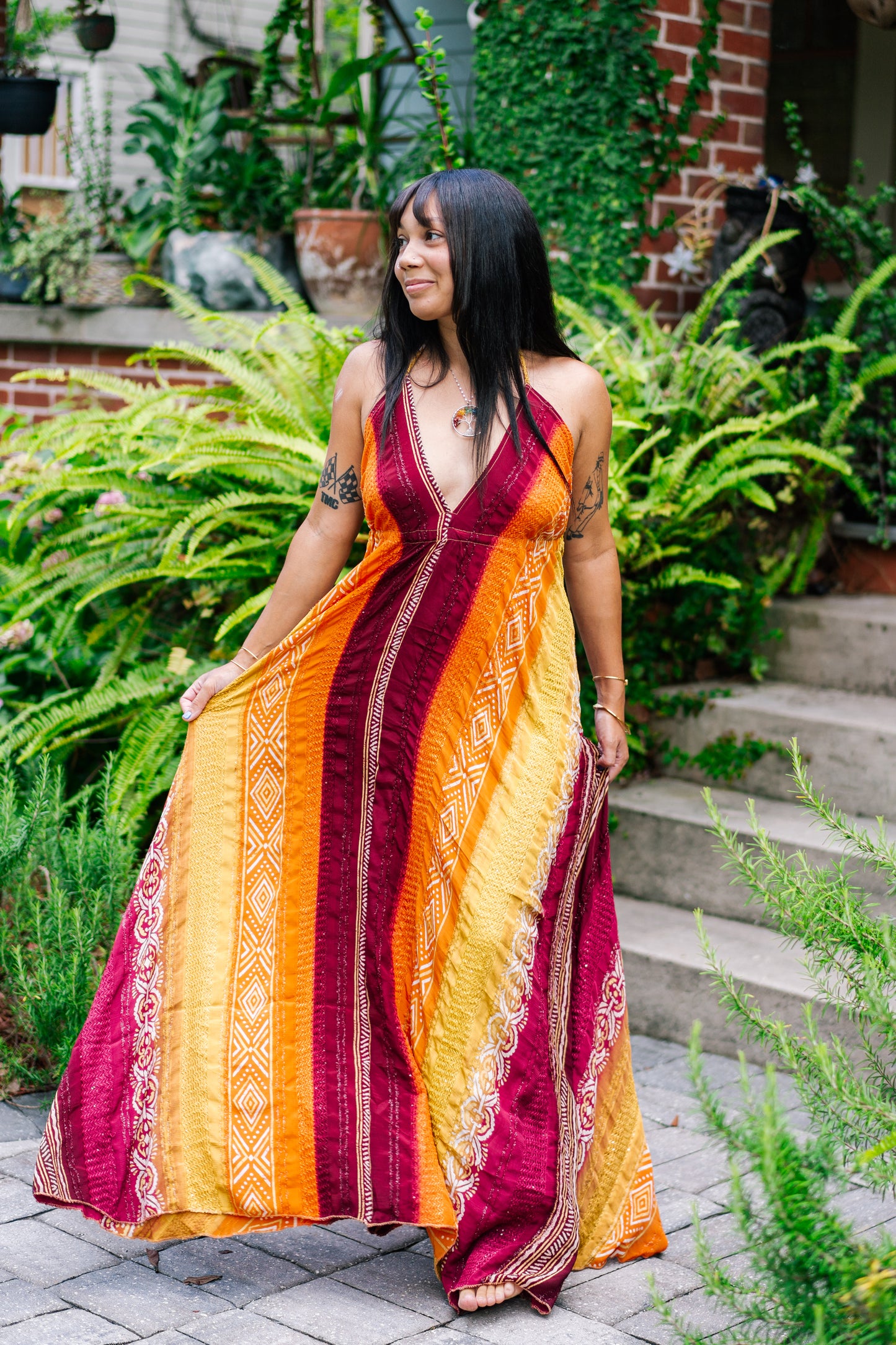 Ruhani Maxi Slit Dress