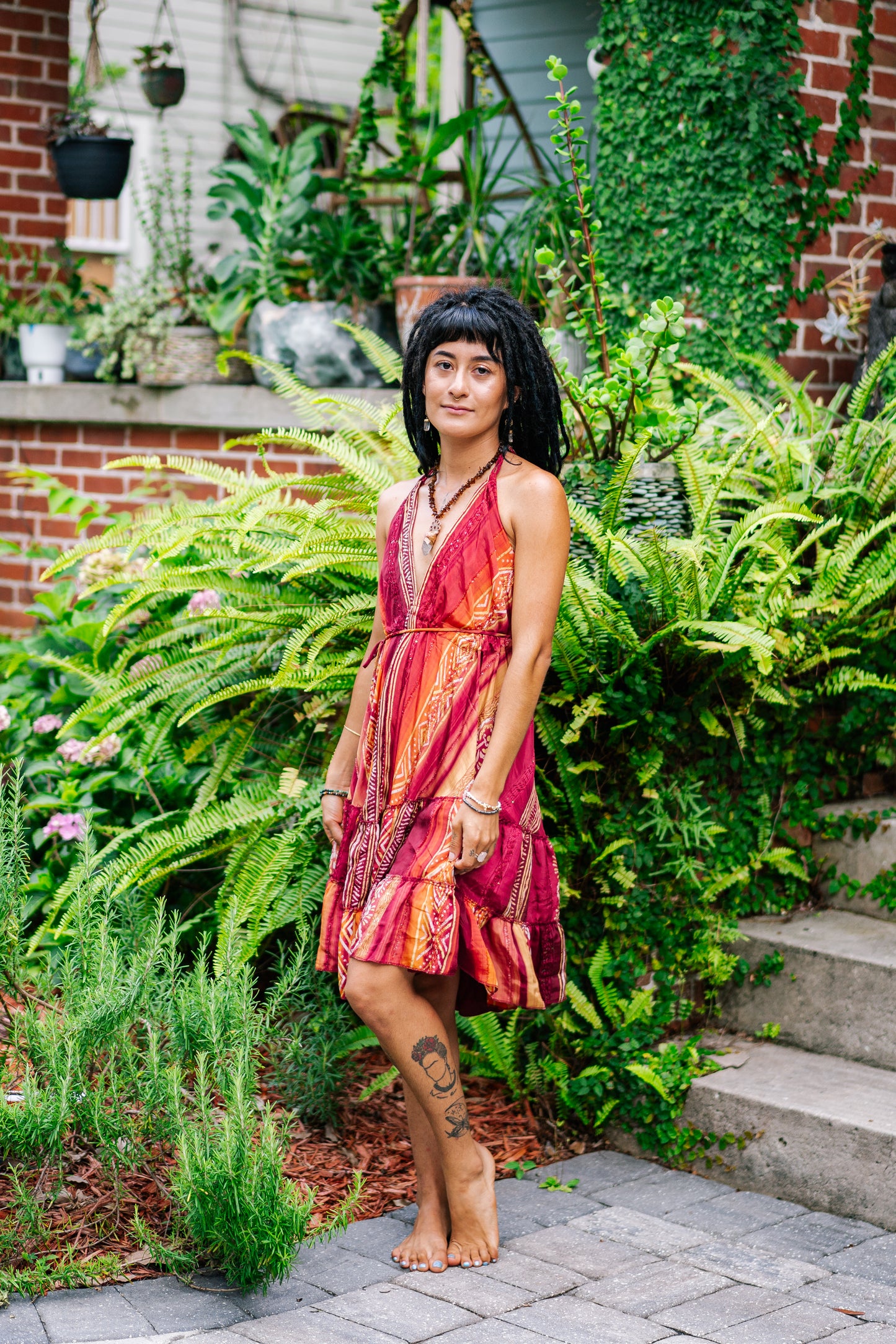 Ruhani Mini Slit Dress