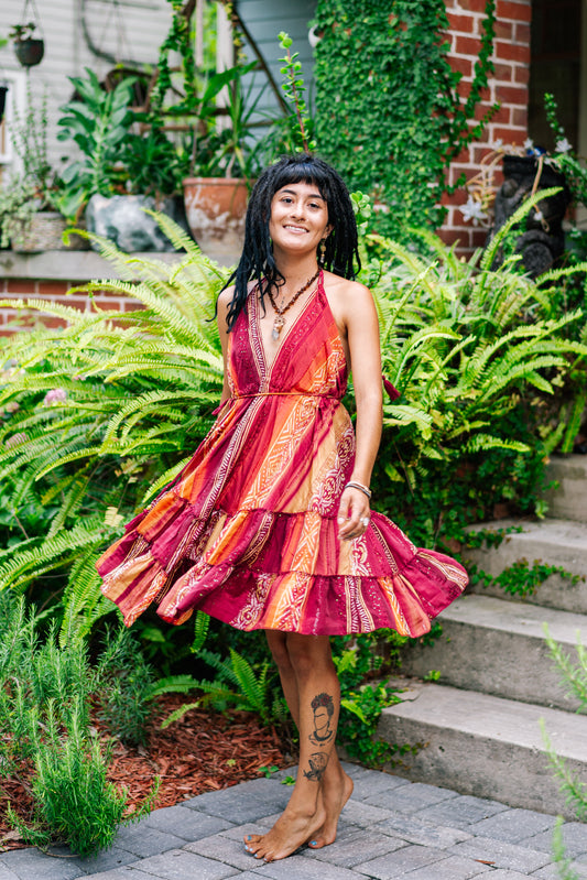 Ruhani Mini Slit Dress
