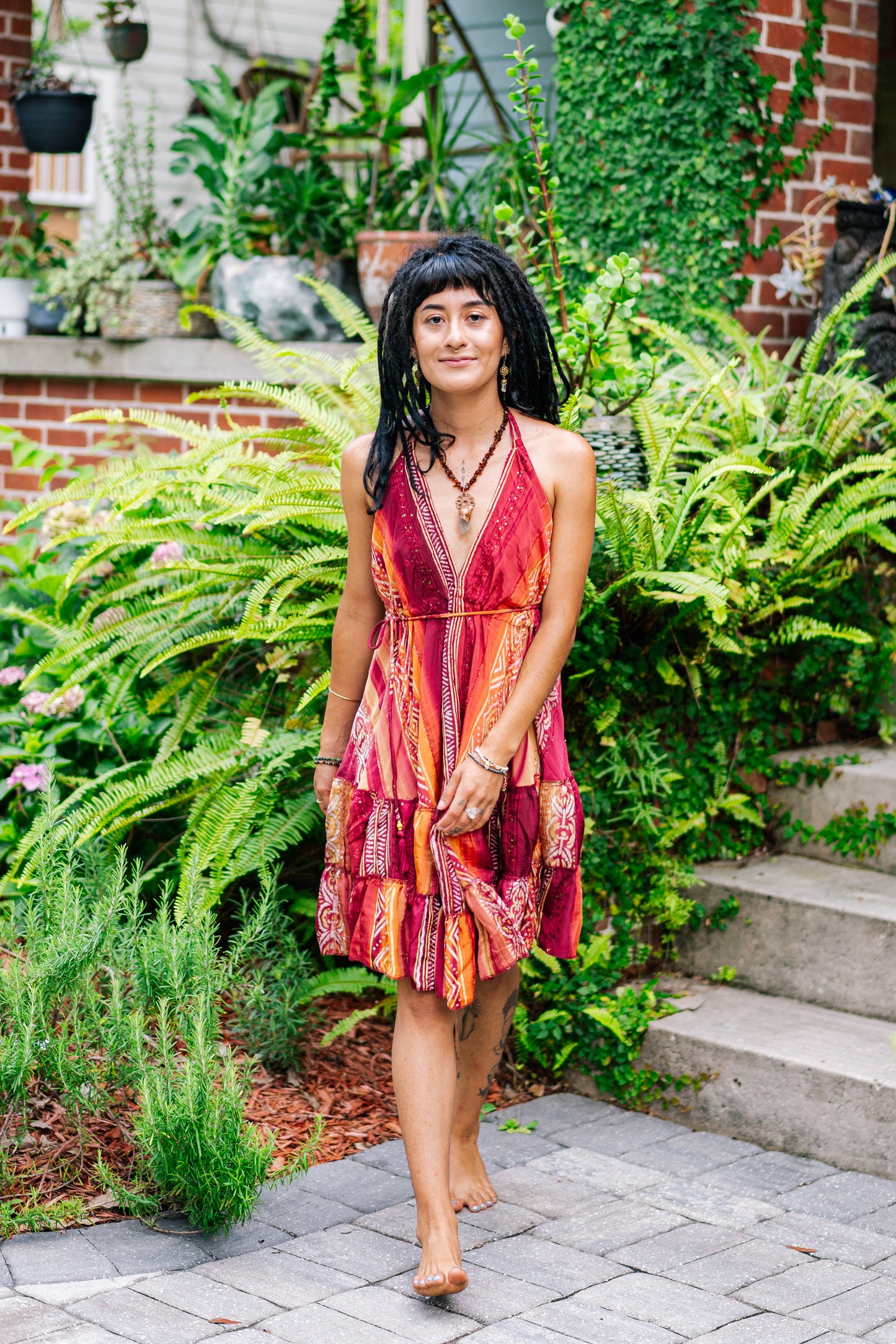 Ruhani Mini Slit Dress