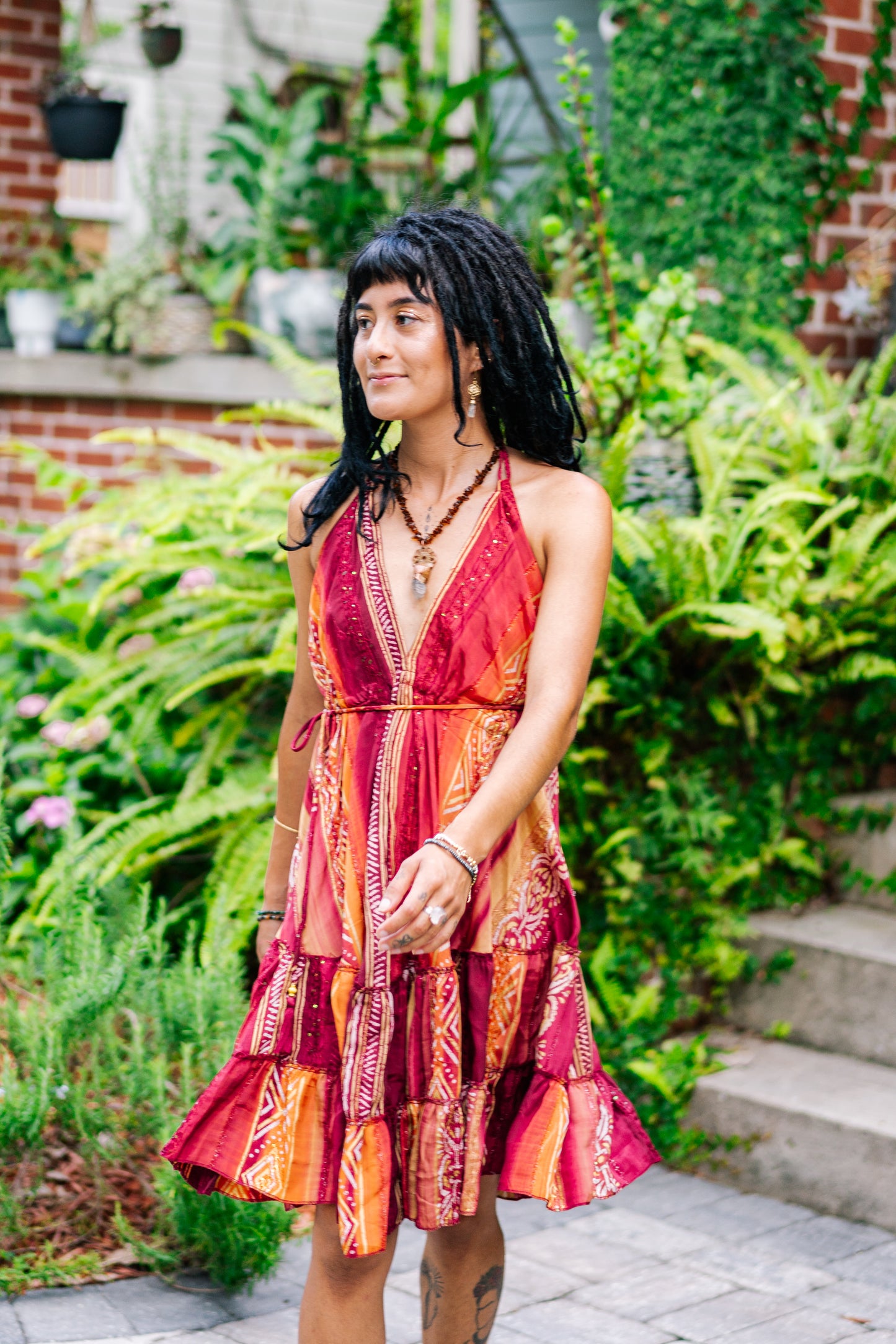 Ruhani Mini Slit Dress
