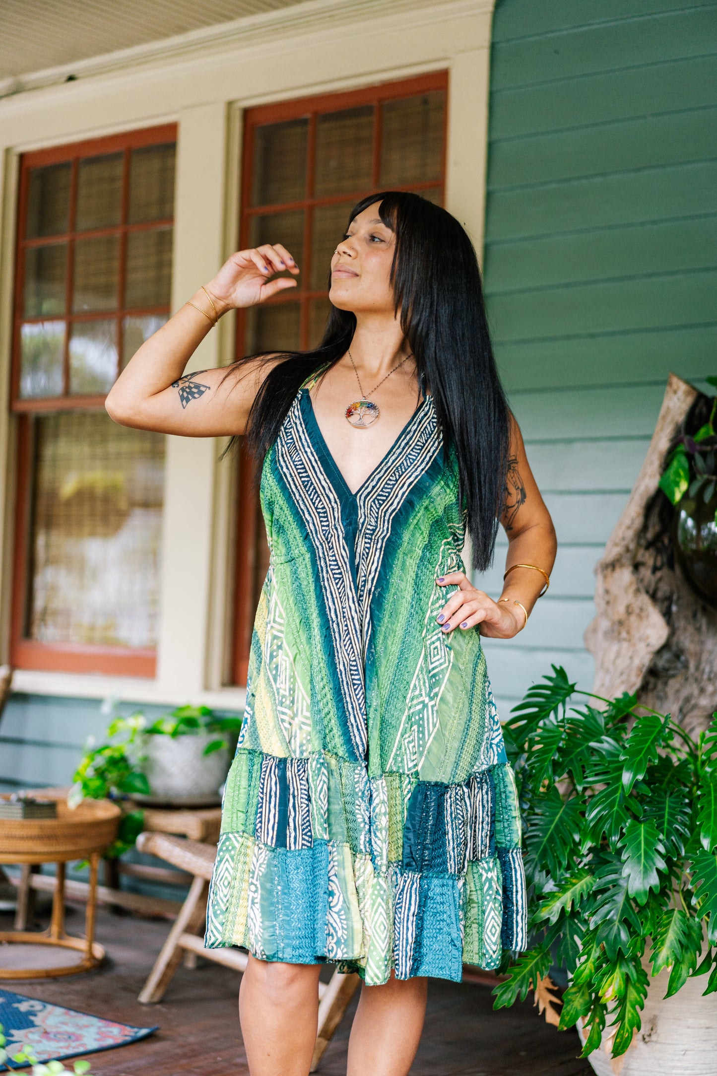 Ruhani Mini Slit Dress