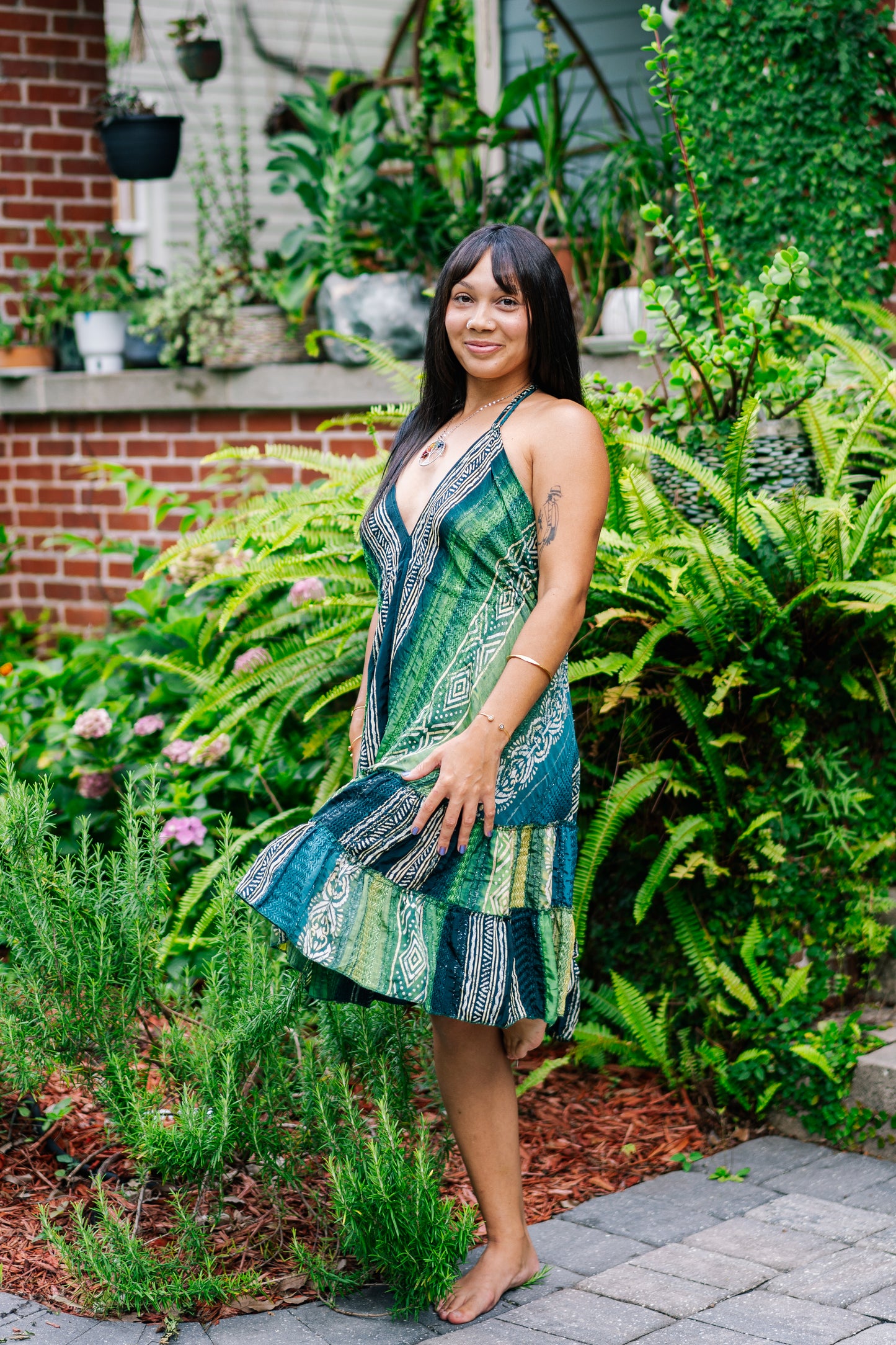 Ruhani Mini Slit Dress