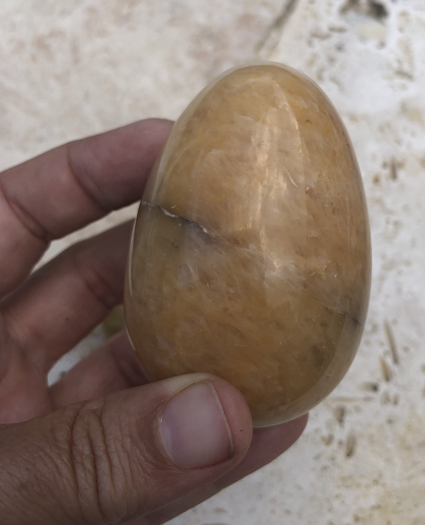 Golden Azeztulite Eggs / Yoni Eggs
