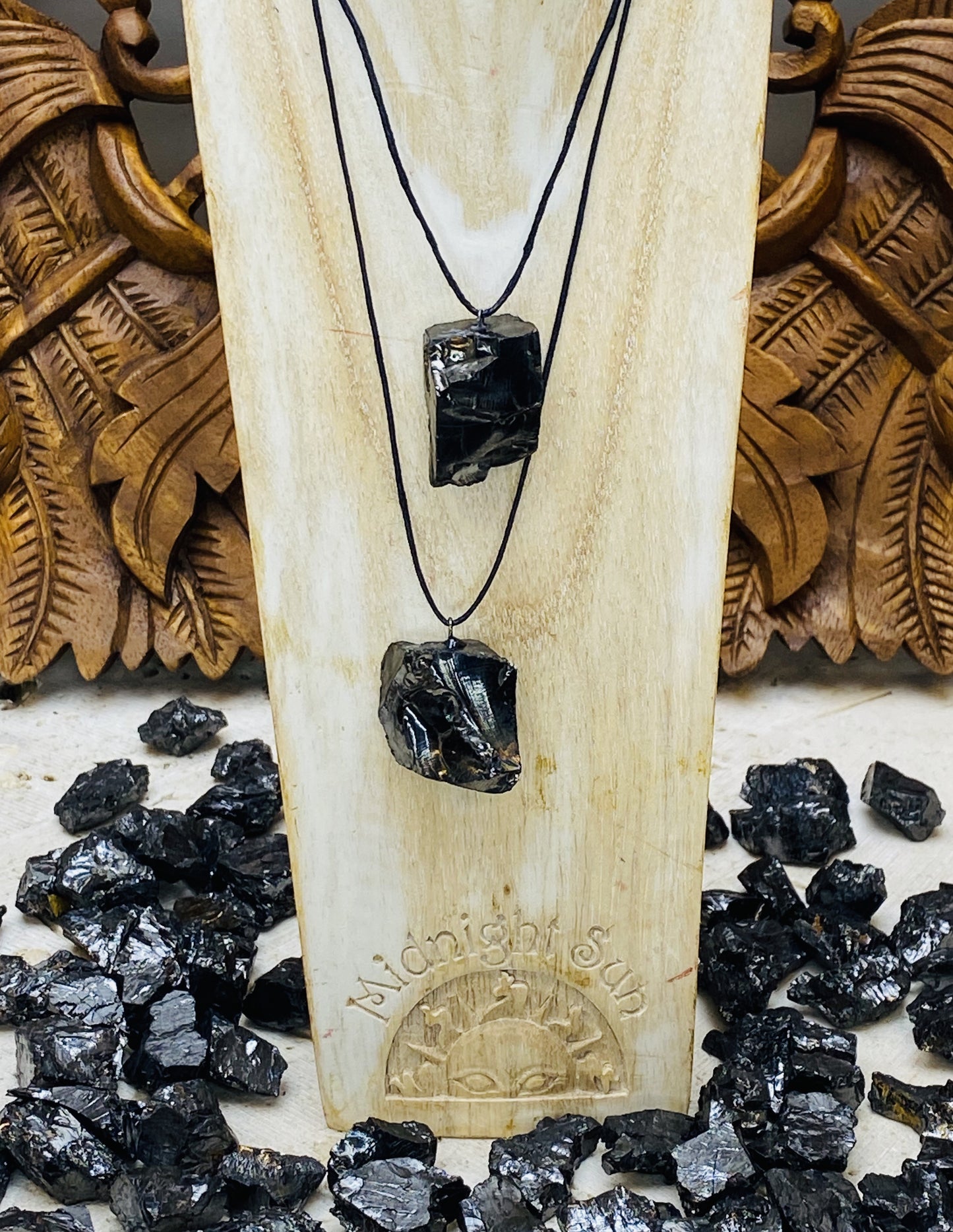 Raw Nobile Elite Shungite Pendant