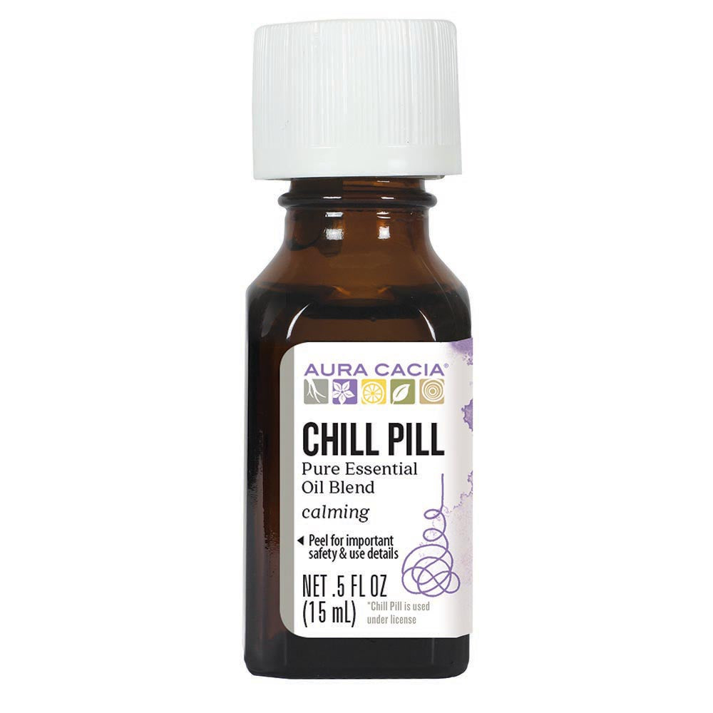 AURA CACIA CHILL PILL ESSENTIAL OIL 0.5 FL. OZ.