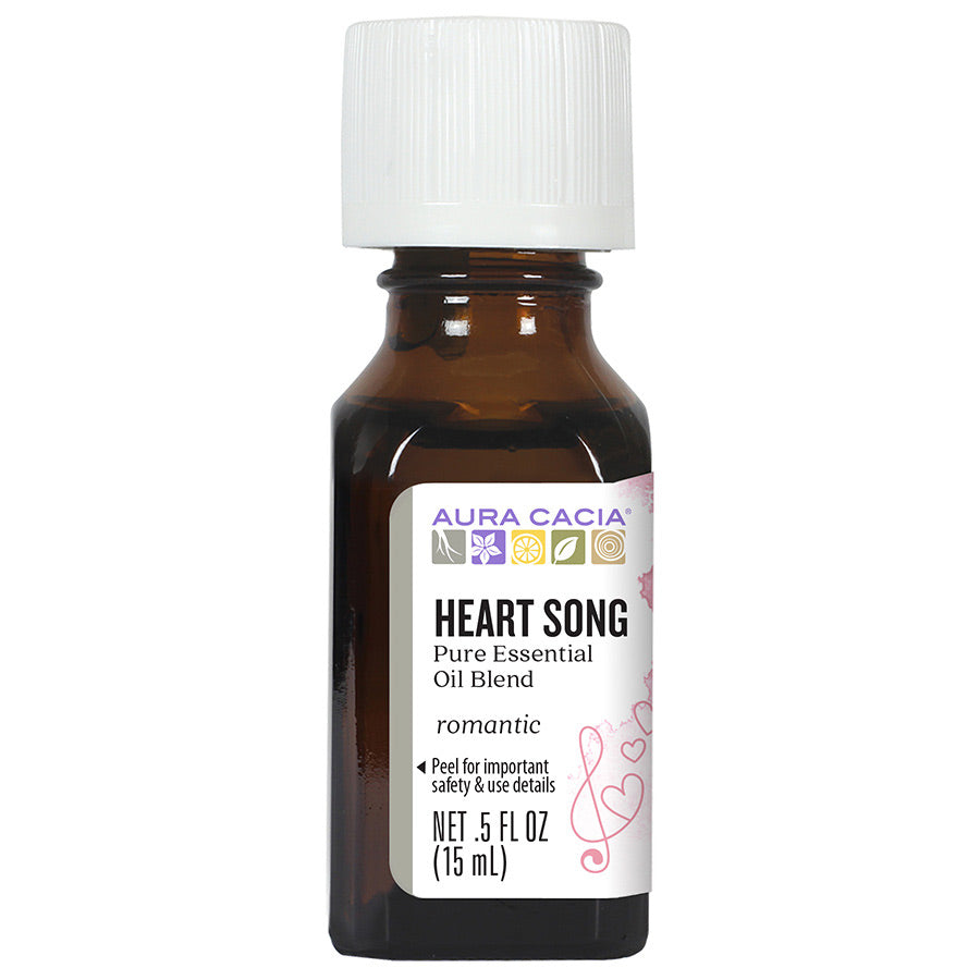 AURA CACIA HEART SONG ESSENTIAL OIL BLEND 0.5 FL. OZ.