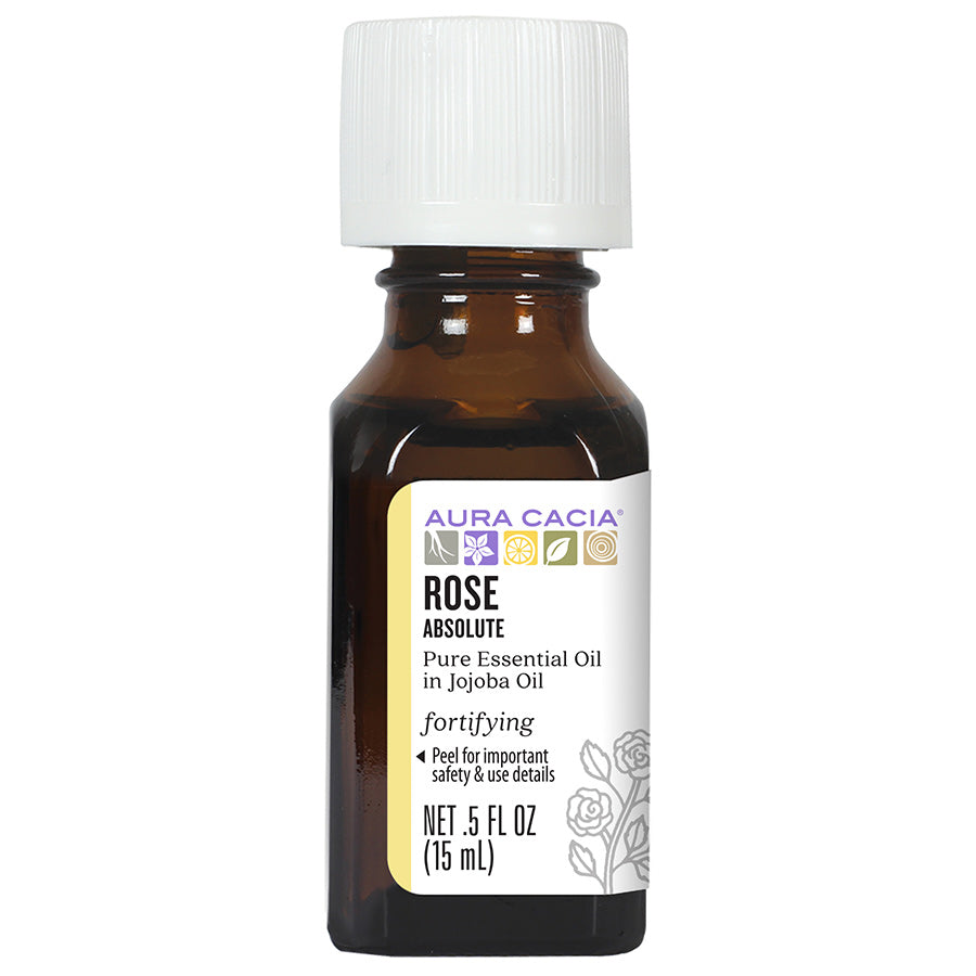 AURA CACIA ROSE ABSOLUTE (IN JOJOBA OIL) 0.5 FL. OZ.