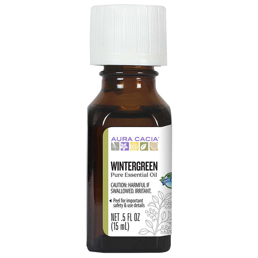 AURA CACIA WINTERGREEN ESSENTIAL OIL 0.5 FL. OZ.