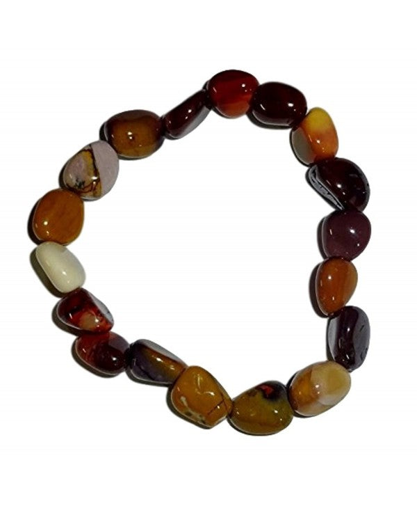 Stretchy Tumbled Chunk Stone Bracelet