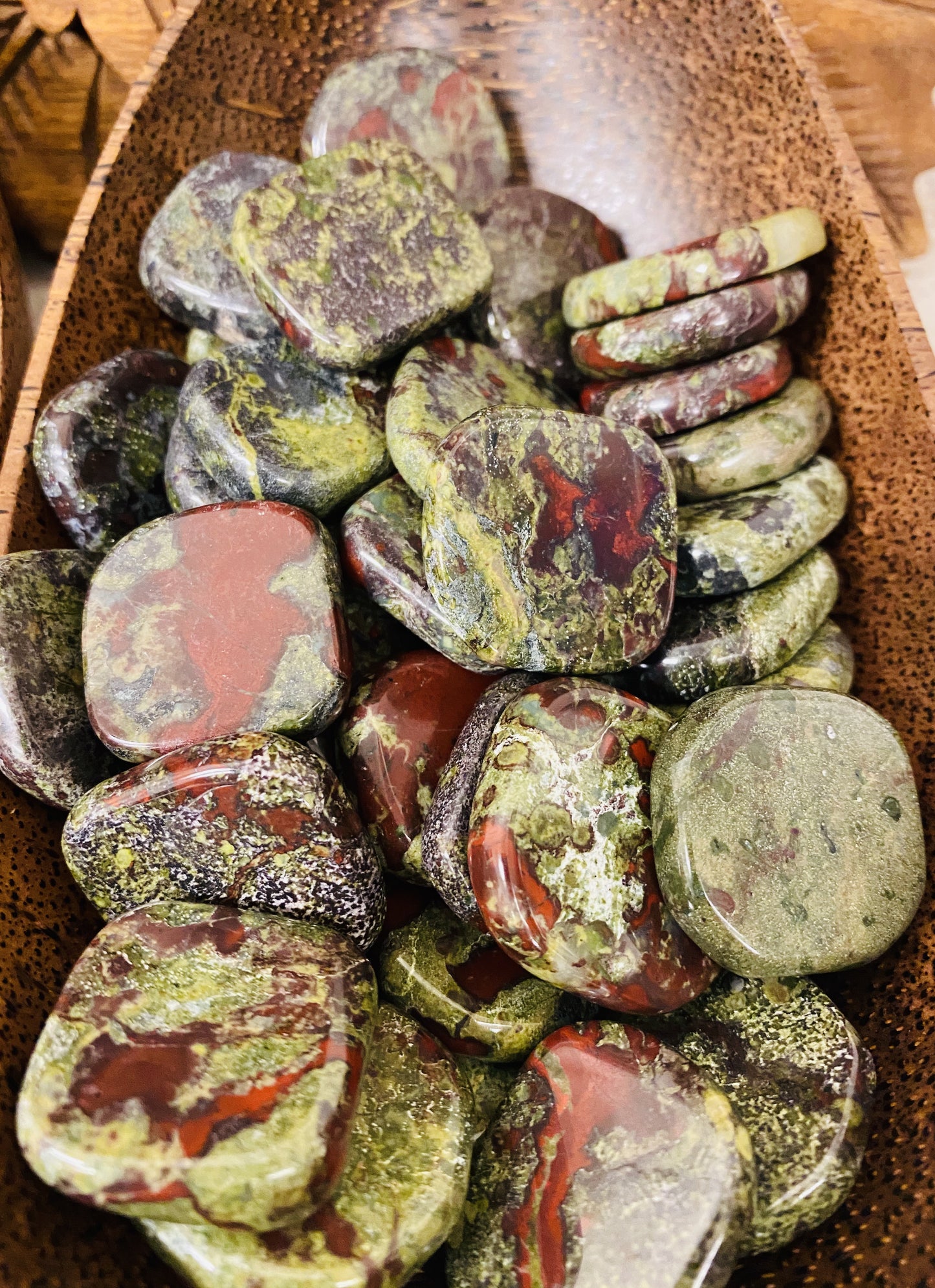 Dragons Blood Jasper Coins