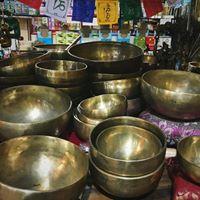 Seven Metal Singing Bowls
