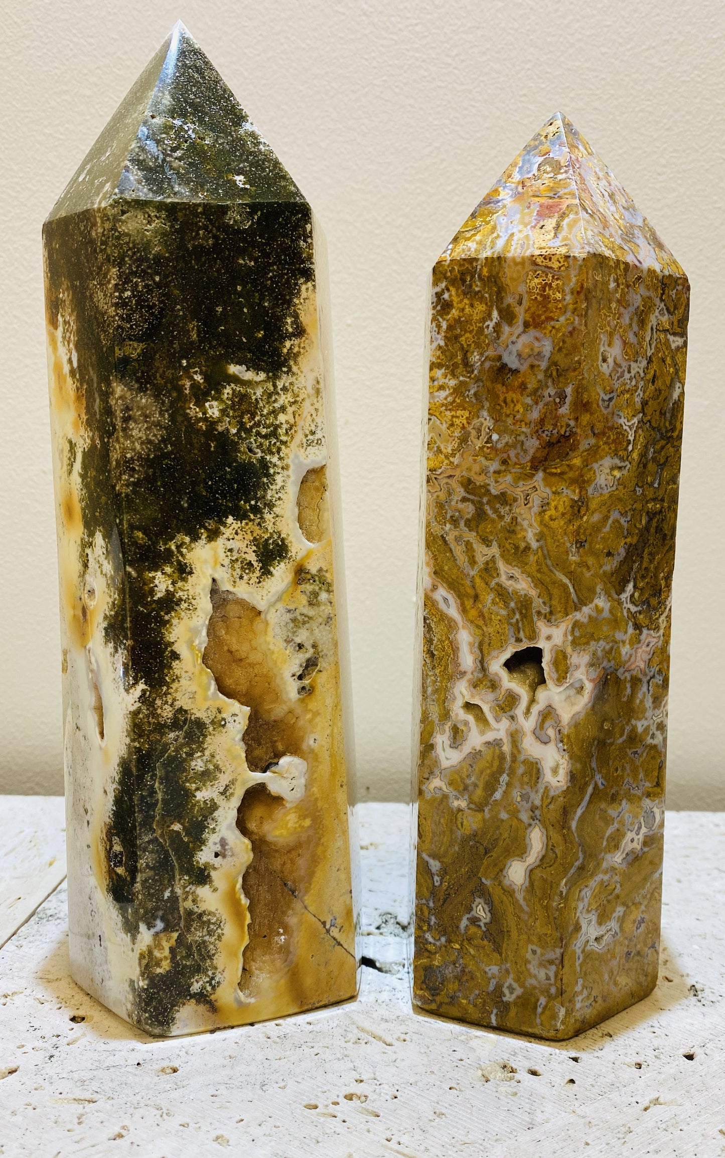 Large Ocean Jasper Base Cut Points