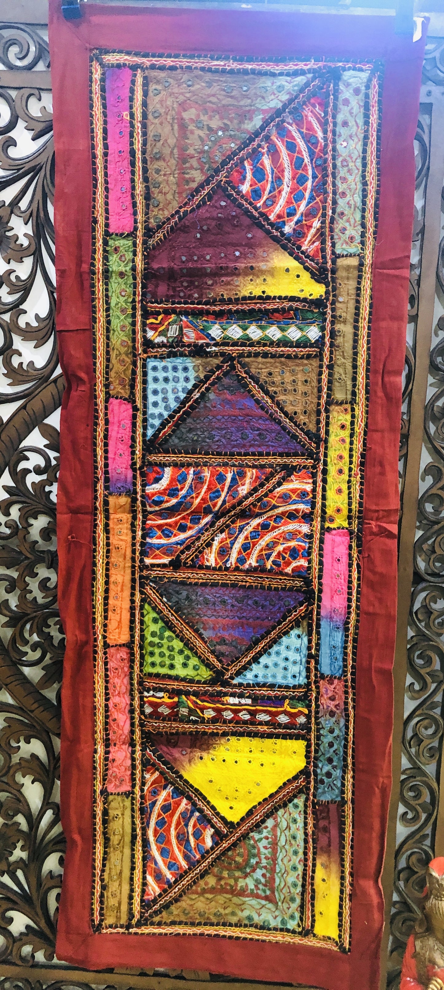 Rajasthani Embroidered Wall Hangings 22" x 62"