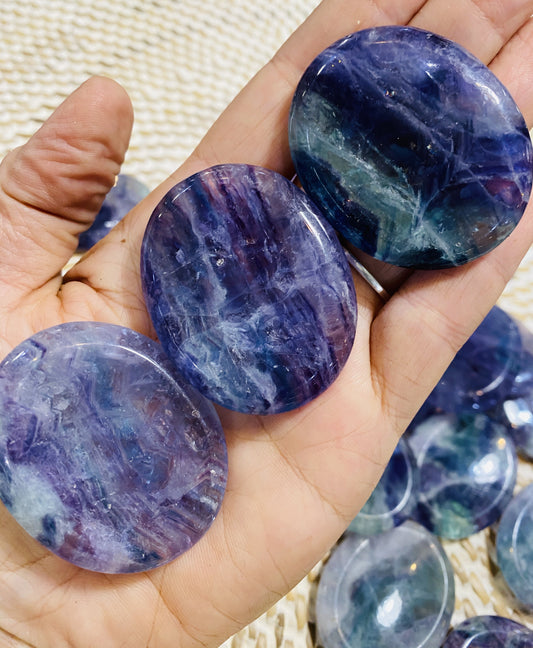 Fluorite Worry Stones