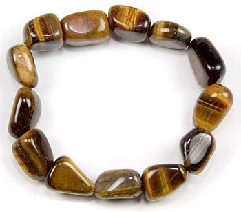 Stretchy Tumbled Chunk Stone Bracelet