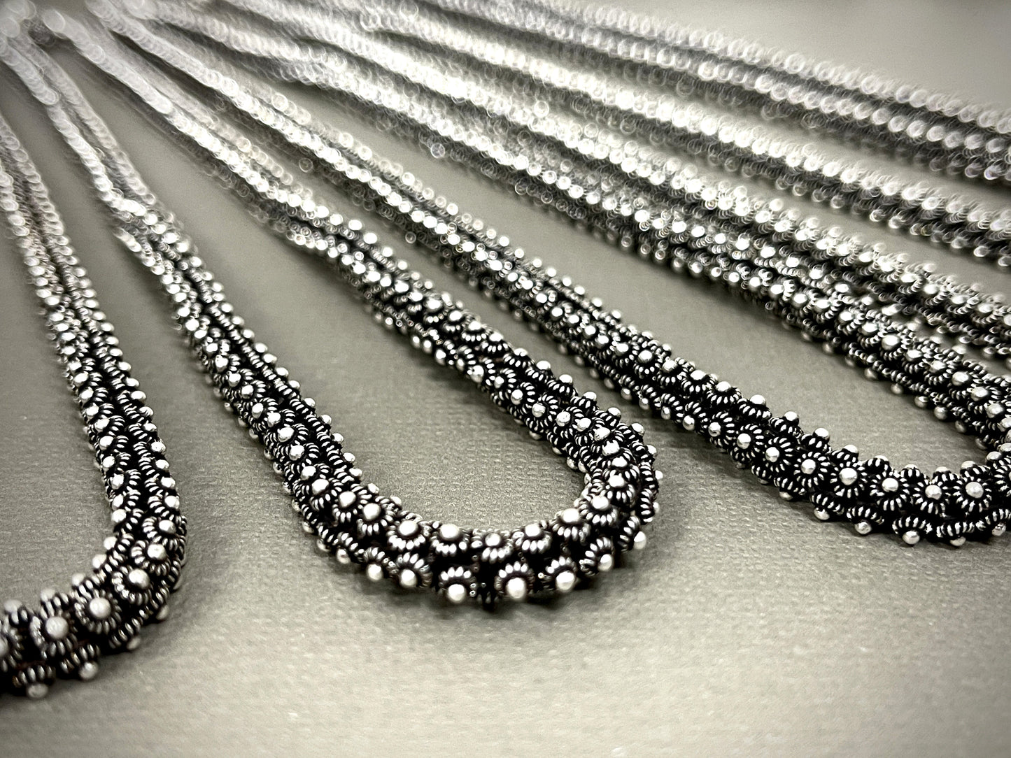 Four sided Thai Oxidized Chains - 16"-30"