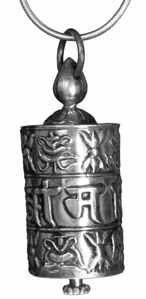 Tibetan Prayer Wheel Pendant