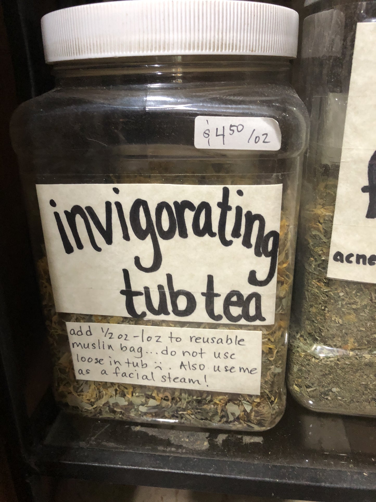 Sore Muscle Soak Tub Tea