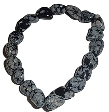 Stretchy Tumbled Chunk Stone Bracelet