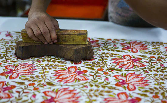 Block Print Table Runners