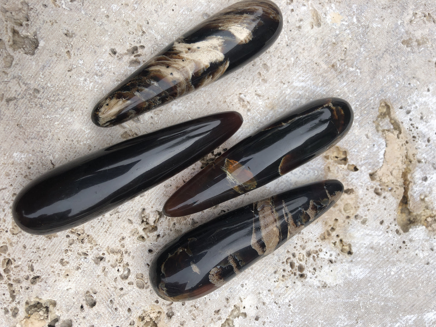 Blue Amber Massage Wands