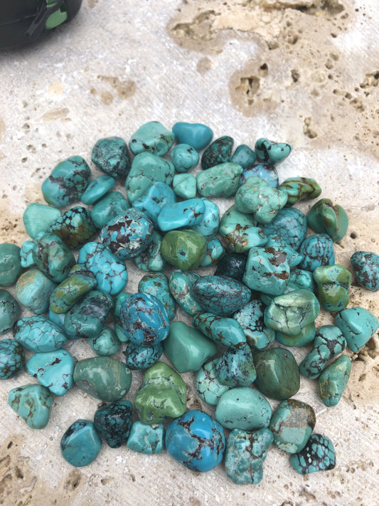 Natural Chinese Turquoise Tumbles