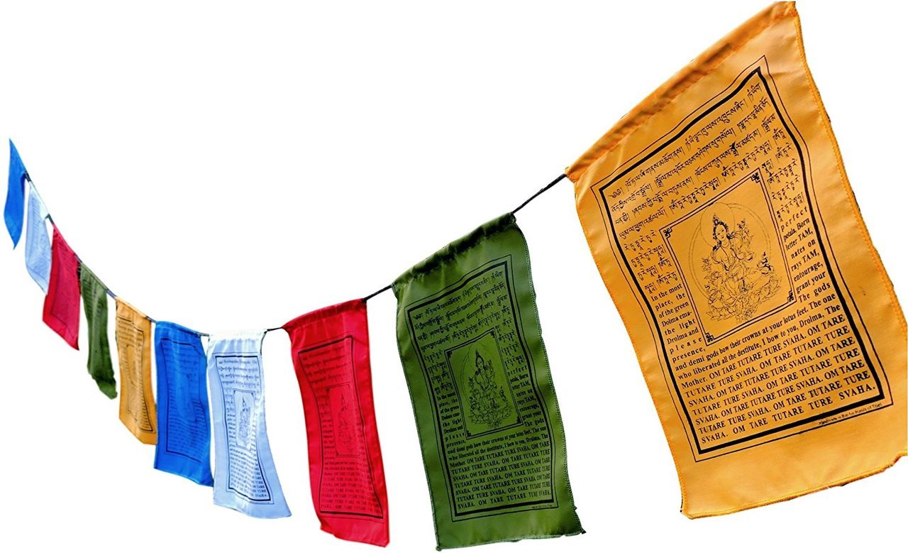 Tibetan Prayer Flags | 10 Strands per Strand | Color Printing