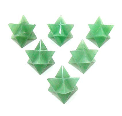 Green Aventurine Merkaba Star