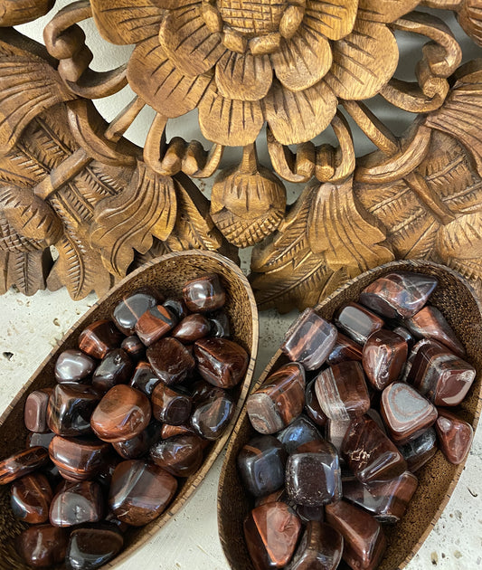 Red Tigers Eye Tumbles